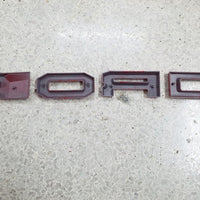 FORD RANGER 

GRILL LETTERS

   'F-O-R-D'

RED/BLACK  LETTERS