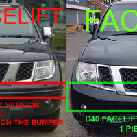 NISSAN NAVARA D40 2005-2010 GRILL BLACK NISSAN