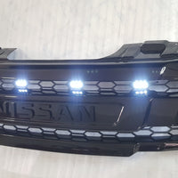 NISSAN NAVARA D40 PRE-FACELIFTFULL GRILL REPLACEMENT GLOSS  BLACK VERSION! /PATHFINDER R51