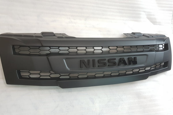 NISSAN NAVARA
D40 PRE-FACELIFT

FULL GRILL REPLACEMENT

MATT BLACK WITH BLACK  LOGO  VERSION! 

/PATHFINDER R51 

NO LED VERSION