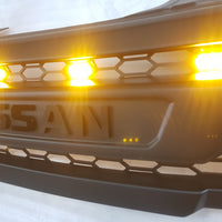 NISSAN NAVARA
D40 PRE-FACELIFT

FULL GRILL REPLACEMENT

MATT BLACK WITH BLACK  LOGO  VERSION! 

/PATHFINDER R51 
FREE AMBER LEDS