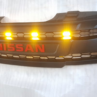 NISSAN NAVARA D40 PRE-FACELIFT FULL GRILL REPLACEMENTRED LOGO MATT BLACK VERSION! /PATHFINDER R51 2005-2009