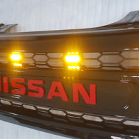 NISSAN NAVARA
D40 PRE-FACELIFT
2005-2010
FULL GRILL REPLACEMENT
RED LOGO
GLOSS BLACK VERSION! 
/PATHFINDER R51 AMBER LEDS