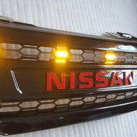 NISSAN NAVARA
D40 PRE-FACELIFT
2005-2010
FULL GRILL REPLACEMENT
RED LOGO
GLOSS BLACK VERSION! 
/PATHFINDER R51 AMBER LEDS