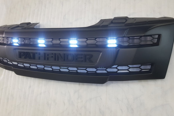 NISSAN PATHFINDER R51  PRE-FACELIFT FULL GRILL REPLACEMENT BLACK LOGO