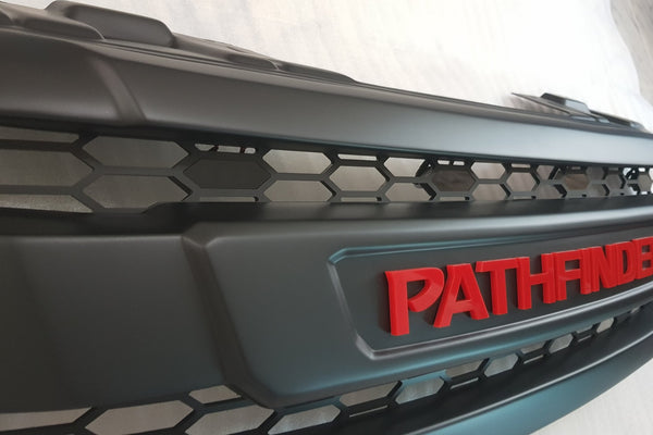 NISSAN PATHFINDER R51  PRE-FACELIFT FULL GRILL REPLACEMENT RED LOGO