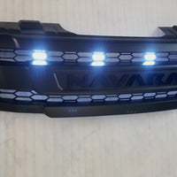 NISSAN NAVARA D40 PRE-FACELIFT FULL GRILL REPLACEMENT NAVARA LOGO / BLACK