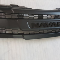 NISSAN NAVARA D40 PRE-FACELIFT FULL GRILL REPLACEMENT NAVARA LOGO / BLACK