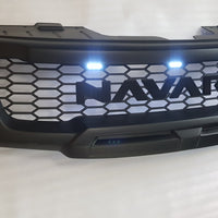 NISSAN NAVARA D40 FACELIFT COMPLETE GRILL BLACK LOGO