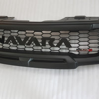 NISSAN NAVARA D40 FACELIFT COMPLETE GRILL BLACK LOGO