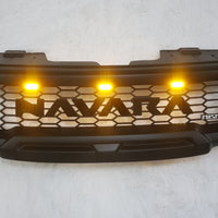 NISSAN NAVARA D40 FACELIFT COMPLETE GRILL BLACK LOGO