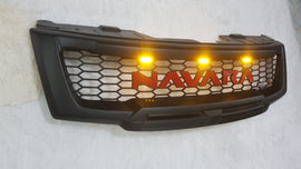 NISSAN NAVARA D40 FACELIFT COMPLETE GRILL AMBER LEDS