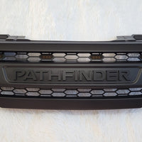 NISSAN  PATHFINDER PRE-FACELIFT FULL GRILL REPLACEMENT MATT BLACK WITH MATT BLACK PATHFINDER LOGO