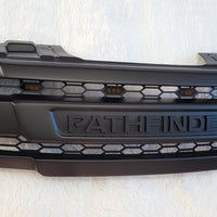 NISSAN  PATHFINDER PRE-FACELIFT FULL GRILL REPLACEMENT MATT BLACK WITH MATT BLACK PATHFINDER LOGO
