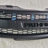 NISSAN  PATHFINDER  COMPLETE V2 GRILL BLACK LOGO 2010-2015
