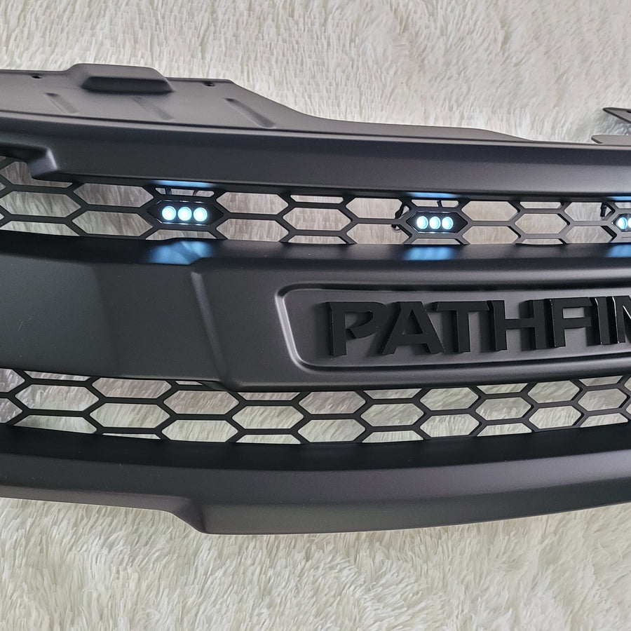 NISSAN  PATHFINDER  COMPLETE V2 GRILL BLACK LOGO 2010-2015