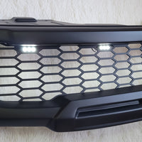 NISSAN NAVARA D40 FACELIFT COMPLETE GRILL WHITE LEDS 2010-2015