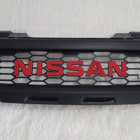 NEW RELEASE NISSAN NAVARA D40 PRE-FACELIFT /PATHFINDER R51 FULL GRILL RED NISSAN VERSION