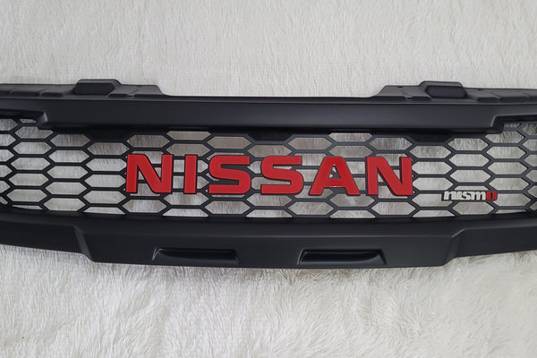 NEW RELEASE NISSAN NAVARA D40 PRE-FACELIFT /PATHFINDER R51 FULL GRILL RED NISSAN VERSION