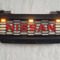 NEW RELEASE NISSAN NAVARA D40 PRE-FACELIFT /PATHFINDER R51 FULL GRILL RED NISSAN VERSION