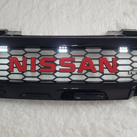 NEW RELEASE NISSAN NAVARA D40 PRE-FACELIFT /PATHFINDER R51 FULL GRILL RED NISSAN VERSION