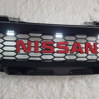 NEW RELEASE NISSAN NAVARA D40 PRE-FACELIFT /PATHFINDER R51 FULL GRILL RED NISSAN VERSION
