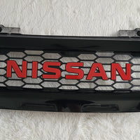 NEW RELEASE NISSAN NAVARA D40 PRE-FACELIFT /PATHFINDER R51 FULL GRILL RED NISSAN VERSION