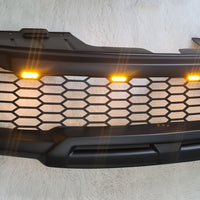 NISSAN NAVARA D40 FACELIFT COMPLETE GRILL AMBER LEDS 2010-2015