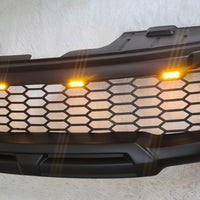 NISSAN NAVARA D40 FACELIFT COMPLETE GRILL AMBER LEDS 2010-2015