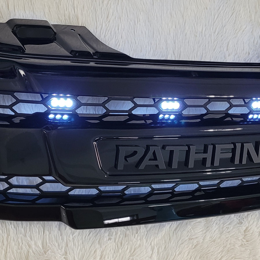 NISSAN PATHFINDER 2005-2010 GRILL PATHFINDER LOGO GLOSS BLACK