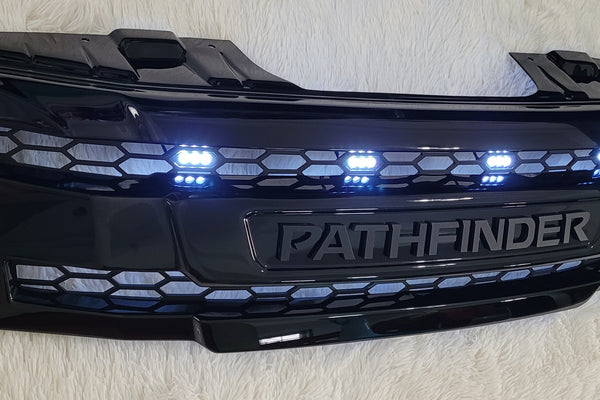 NISSAN PATHFINDER 2005-2010 GRILL PATHFINDER LOGO GLOSS BLACK