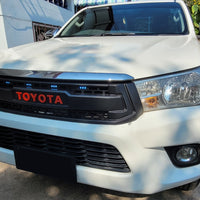 TOYOTA HILUX GRILL 2015-2018 WHITE LEDS