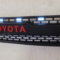 TOYOTA HILUX GRILL 2015-2018 WHITE LEDS