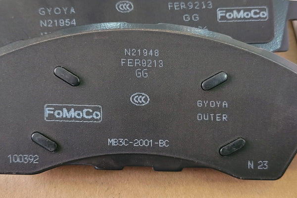 GENUINE FORD RANGER FRONT & REAR BRAKE PADS 2023-2024 NEXT GEN