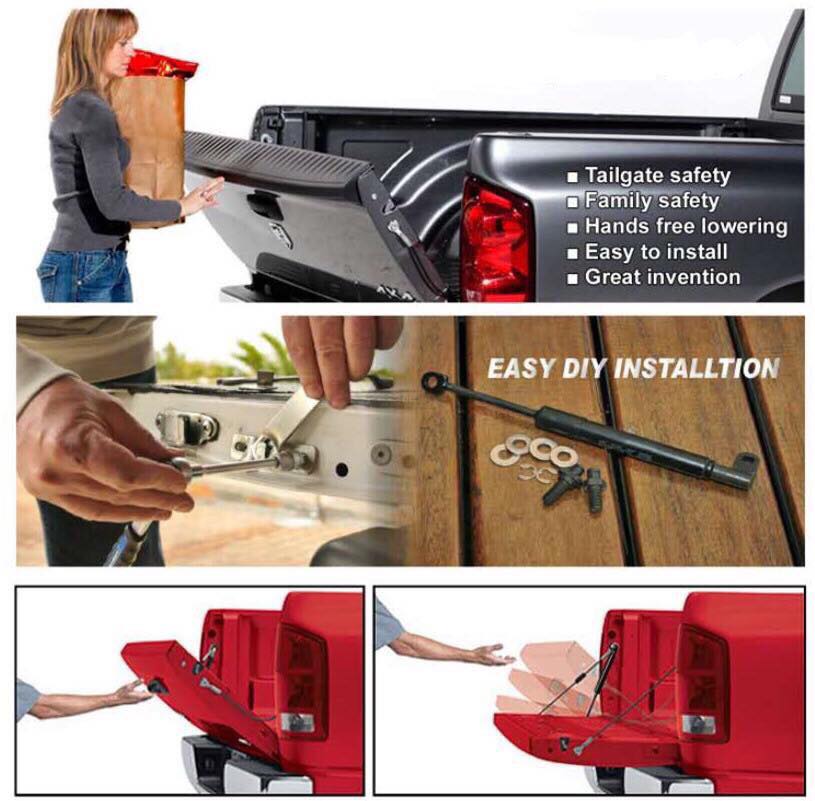 FORD RANGER NEXT GEN T9 PX4 22-2025 TAILGATE DAMPER  FULL KIT