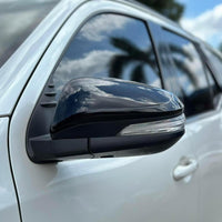 TOYOTA HILUX GENUINE DOOR MIRROR CAPS  BLACK 218 2015-2024