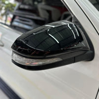 TOYOTA HILUX GENUINE DOOR MIRROR CAPS  BLACK 218 2015-2024