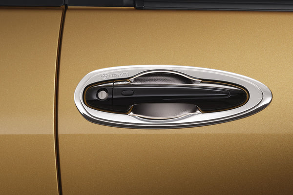 GENUINE HILUX 2026 DOOR HANDLE CHROME TRIMS PROTECTORS