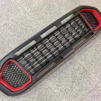 FORD RANGER 2019-2022 XLT GRILL FULL GLOSS  BLACK /RED
