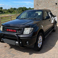NEW RELEASE NISSAN NAVARA D40 PRE-FACELIFT /PATHFINDER R51 FULL GRILL RED NISSAN VERSION