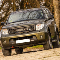 NISSAN NAVARA D40 2005-2010 GRILL BLACK NISSAN V2
