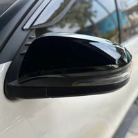 TOYOTA HILUX GENUINE DOOR MIRROR CAPS  BLACK 218 2015-2024