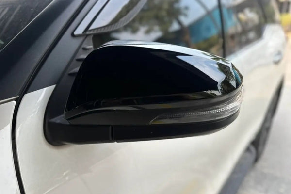 TOYOTA HILUX GENUINE DOOR MIRROR CAPS  BLACK 218 2015-2024