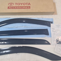 GENUINE SUN VISOR WIND DEFLECTOR DOUBLE CAB FITS TOYOTA HILUX TRAVO 2026 OEM