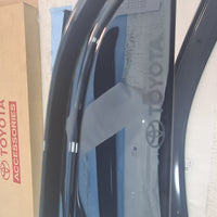 GENUINE SUN VISOR WIND DEFLECTOR DOUBLE CAB FITS TOYOTA HILUX TRAVO 2026 OEM