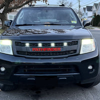 NISSAN PATHFINDER/ FACELIFT COMPLETE V2 GRILL  2010-2015 RED VERSION