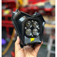 LED WHITE LIGHT HEADLIGHTS WITH MATCHING PLUG FIT FOR KAWASAKI KLX230 2022-2024 TYP_BIKESHOP (78)