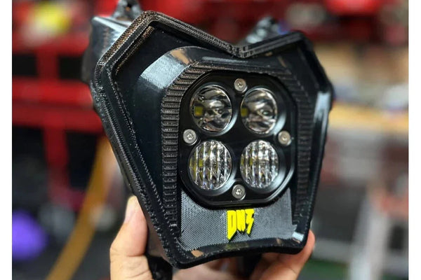 LED WHITE LIGHT HEADLIGHTS WITH MATCHING PLUG FIT FOR KAWASAKI KLX230 2022-2024 TYP_BIKESHOP (78)