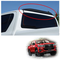 For Toyota Hilux Sr5 17 18 Racing Rear Gap Spoiler Trim Matte Black