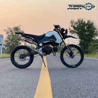 Exhaust Full System Chrome Enduro Style Fit Honda GROM MSX SF 125 2016-2020